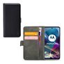 Mobilize Classic Gelly Wallet Motorola Moto G200 5G Hülle Klapphülle Geldbörse - Schwarz