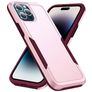 Mobigear Heavy Armor iPhone 14 Pro Hülle Hardcase Backcover Stoßfest - Pink / Lila