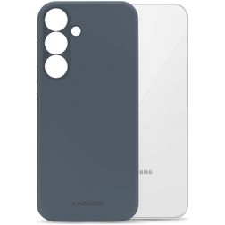 Mobilize Rubber Gelly Samsung Galaxy S23 FE Hülle Flexibles TPU Backcover - Matt Blue