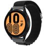 Mobigear Alpine Nylon Smartwatch Armband Dornschließe - 20 mm - Schwarz