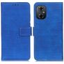 Mobigear Croco POCO M5 Hülle Klapphülle Geldbörse - Blau