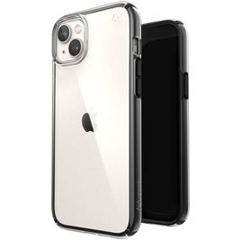 Speck Presidio Perfect Clear Geo iPhone 14 Plus Hülle Hardcase Backcover Stoßfest - Transparent / Schwarz