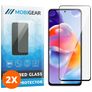 Mobigear Premium Xiaomi Redmi Note 11 Pro Plus 5G Panzerglas Gehärtetes Glas Displayschutz - Hüllenfreundlich - Schwarz (2er Pack)
