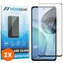 Mobigear Premium Motorola Moto G72 Panzerglas Gehärtetes Glas Displayschutz - Hüllenfreundlich - Schwarz (2er Pack)