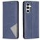 Mobigear Rhombus Slim Samsung Galaxy S23 FE Hülle Klapphülle - Blau