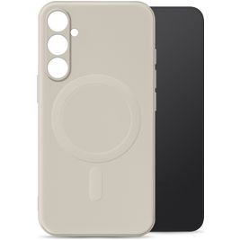 My Style Protective Flex Samsung Galaxy A35 MagSafe Hülle Flexibles TPU Backcover - Antique White