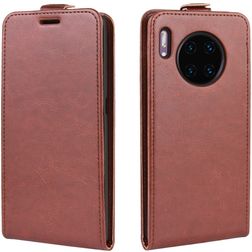 Mobigear Huawei Mate 30 Pro Hülle Flipcase - Braun