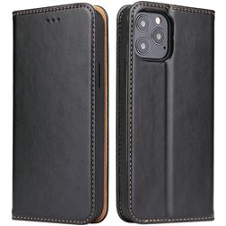 Fierre Shann Art iPhone 12 Mini Hülle Klapphülle Geldbörse - Schwarz