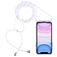 Mobigear Lanyard iPhone 11 Flexibles TPU Handykette - Transparent / Weiß