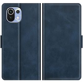 Mobigear Slim Magnet Xiaomi 11 Lite NE 5G Hülle Klapphülle Geldbörse - Blau