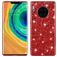 Mobigear Glitter Huawei Mate 30 Pro Hülle Hardcase Backcover - Rot