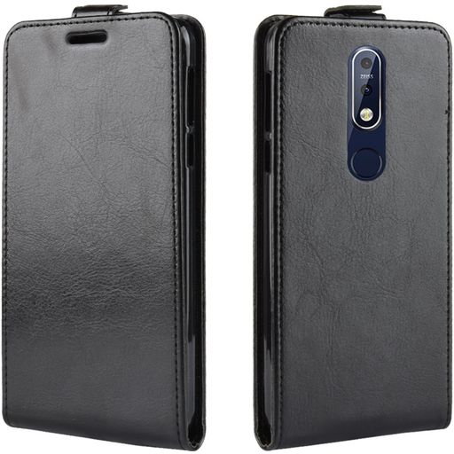 Mobigear Nokia 7.1 Hülle Flipcase - Schwarz