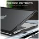 Mobigear Shockproof Pro MacBook Air 13 Zoll (2022-2025) Hardcase Hülle MacBook Case - Schwarz - Model A2681 / A3113 / A3240
