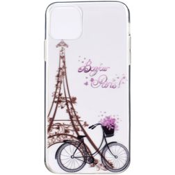 Mobigear Design iPhone 12 Pro Max Hülle Flexibles TPU Backcover - Eiffelturm