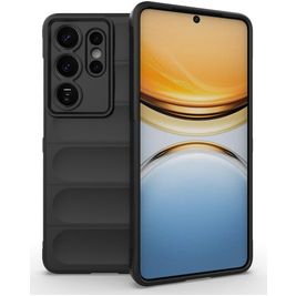 Mobigear Bumpy Samsung Galaxy S26 Ultra Hülle Flexibles TPU Backcover - Schwarz