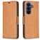 Mobigear Excellent Samsung Galaxy A27 Hülle Klapphülle Geldbörse - Cognac