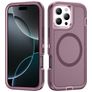 Mobigear Rugged Mag iPhone 16 Pro Max MagSafe Hülle Hardcase Backcover Stoßfest - Lila