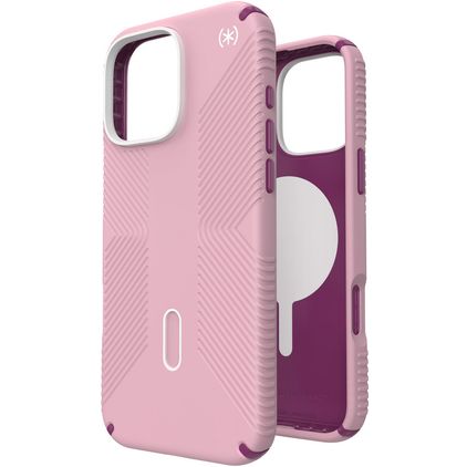 Speck Presidio2 Grip iPhone 16 Pro Max MagSafe Hardcase Backcover Shockproof - Pink