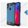 Mobigear Outdoor Motorola One Power Hülle Hardcase Backcover Stoßfest - Blau