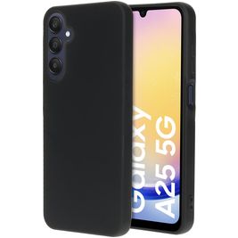 Mobiparts Samsung Galaxy A25 Silikon Hülle Backcover - Schwarz