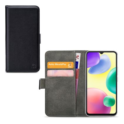 Mobilize Classic Gelly Wallet Xiaomi Redmi 10A Hülle Klapphülle Geldbörse - Schwarz