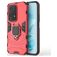Mobigear Armor Ring HONOR 200 Lite Hülle Hardcase Backcover Stoßfest mit Ringhalter - Rot