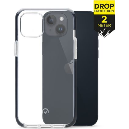 Mobilize Shatterproof iPhone 14 Plus Hülle Hardcase Backcover Stoßfest - Transparent / Schwarz