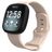 Mobigear Sport Dual Silikon Fitbit Sense Armband Pin-and-Tuck-Verschluss - Sand Pink