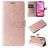 Mobigear Butterfly iPhone 16 Hülle Klapphülle Geldbörse - Roségold