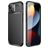 Mobigear Racing iPhone 14 Pro Max Hülle Flexibles TPU Backcover - Schwarz