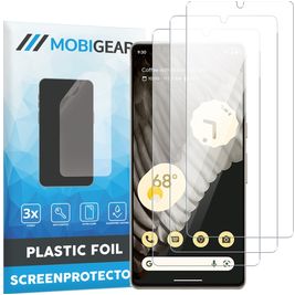 Mobigear Google Pixel 7a Displayschutz Schutzfolie - Hüllenfreundlich (3er Pack)