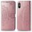 Mobigear Mandala Xiaomi Redmi 9A Hülle Klapphülle Geldbörse - Roségold