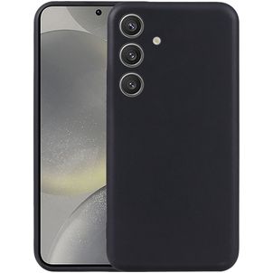 Mobigear Basics Samsung Galaxy S24 FE Hülle Flexibles TPU Backcover - Schwarz