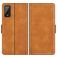 Mobigear Slim Magnet Wiko Power U20 Hülle Klapphülle Geldbörse - Cognac