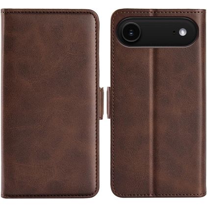 Mobigear Slim Magnet iPhone Air Hülle Klapphülle Geldbörse - Braun