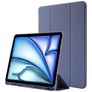 Mobigear Tri-Fold Gel iPad Air 11 Zoll (2025) Hülle TPU,Kunstleder Klapphülle + Stifthalter - Lila