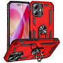 Mobigear Armor Ring iPhone 16 Plus Hülle Hardcase Backcover Stoßfest mit Ringhalter - Rot