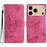 Mobigear Butterfly iPhone 17 Pro Max Hülle Klapphülle Geldbörse - Rot