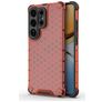 Mobigear Honeycomb Samsung Galaxy S26 Ultra Hülle Hardcase Backcover Stoßfest - Rot