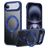Mobigear Frosted Mag iPhone Air MagSafe Hülle Hardcase Backcover mit Ständer - Blau