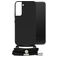 Mobilize Lanyard Gelly Samsung Galaxy S22 Flexibles TPU Handykette - Schwarz