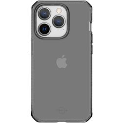 ITSkins SpectrumClear-R iPhone 14 Pro Hülle Flexibles TPU Backcover Stoßfest - Smoke