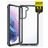 ITSkins SupremeClear Samsung Galaxy S21 Plus Hülle Hardcase Backcover Stoßfest - Transparent / Schwarz