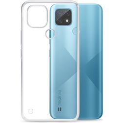 Mobilize Gelly Durchsichtig Realme C21 Hülle Flexibles TPU Backcover - Transparent
