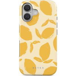 Burga Tough iPhone 16 MagSafe Hülle Hardcase Backcover Stoßfest - Lemon Tart