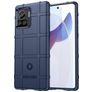 Mobigear Rugged Shield Motorola Edge 30 Ultra Hülle Flexibles TPU Backcover Stoßfest - Blau