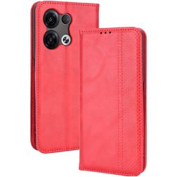 Mobigear Sensation OPPO Reno 8 5G Hülle Klapphülle Geldbörse - Rot