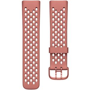 Mobigear Sport Plus Buckle Silikon Fitbit Charge 5 Armband Dornschließe - Pink