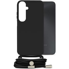 Mobilize Lanyard Gelly Samsung Galaxy A05s Flexibles TPU Handykette - Schwarz