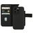 Mobiparts iPhone 14 Pro MagSafe Hülle Echtes Leder Abnehmbare 2in1 Klapphülle Geldbörse - Schwarz